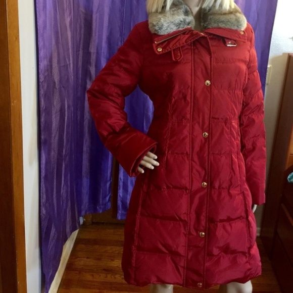 Michael Kors Jackets & Blazers - Michael Kors Red Down Coat